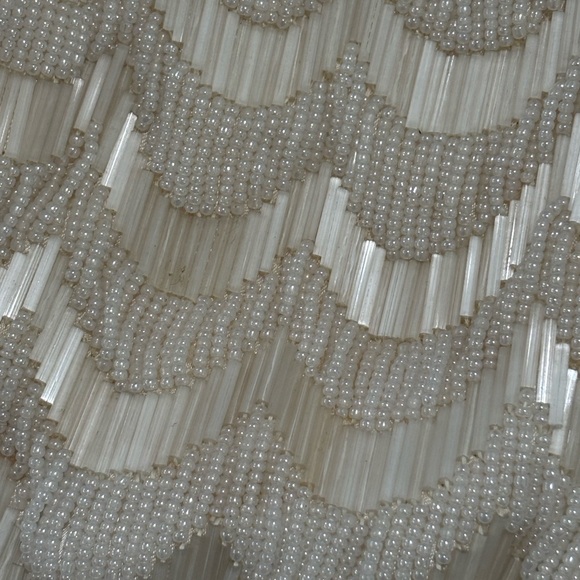 Vintage White Beaded Bag - Picture 6 of 6